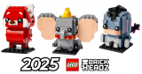 Дамбо, ослик Иа-Иа и Красная Панда Мэй пополнят коллекцию Disney LEGO BrickHeadz 2025